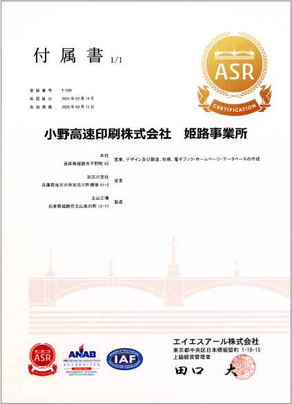 ISO14001付属書