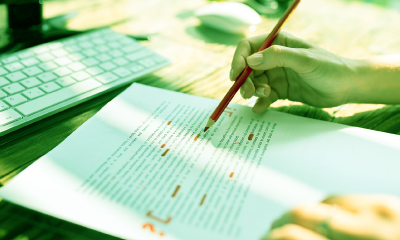 校正員による目視チェック